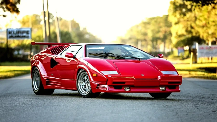 Red 1980 Lamborghini Countach